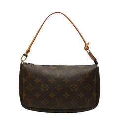 ルイ ヴィトン モノグラム ポシェット アクセソワール ハンドバッグ M51980 ブラウン PVC レザー レディース LOUIS VUITTON 【中古】