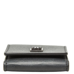 シャネル ココマーク キーホルダー バッグチャーム フォトケース 写真入れ ブラック系 レザー レディース CHANEL 【中古】