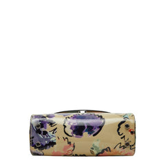 ジョルジオアルマーニ フラワー ハンドバッグ ベージュ マルチカラー エナメル レディース GIORGIO ARMANI 【中古】