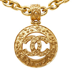 シャネル ココマーク ヴィンテージ ネックレス ゴールド メッキ レディース CHANEL 【中古】