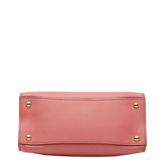 プラダ 三角ロゴプレート ハンドバッグ ショルダーバッグ BN2606 ピンク サフィアーノレザー レディース PRADA 【中古】
