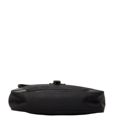 バーバリーブラックレーベル ノバチェック 斜め掛け ショルダーバッグ ブラック ベージュ ナイロン レザー レディース BURBERRY BLACK LABEL 【中古】