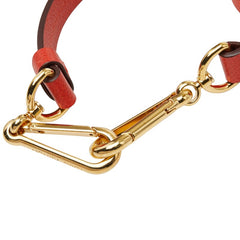ルイ ヴィトン ショルダーストラップ レッド レザー レディース LOUIS VUITTON 【中古】