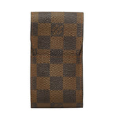 ルイ ヴィトン ダミエ エテュイ シガレット シガレットケース 小物入れ N63024 ブラウン PVC レザー レディース LOUIS VUITTON 【中古】