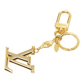 ルイ ヴィトン ポルト クレ LV ファセット キーリング キーホルダー M65216 ゴールド メッキ レディース LOUIS VUITTON 【中古】
