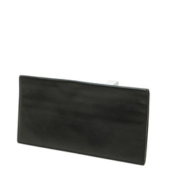 ロエベ アナグラム 長財布 ロングウォレット ブラック レザー レディース LOEWE 【中古】