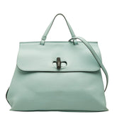 グッチ エクスクルーシブ バンブー デイリー トートバッグ ショルダーバッグ 2WAY 370830 ブラック レザー レディース GUCCI 【中古】