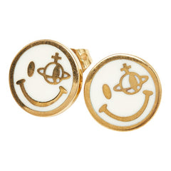 ヴィヴィアンウエストウッド スマイル ピアス ゴールド ベージュ メッキ レディース Vivienne Westwood 【中古】