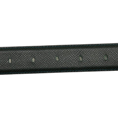 ルイ ヴィトン タイガ サンチュール プレーンベルト ダークグリーン シルバー レザー レディース LOUIS VUITTON 【中古】