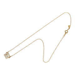 ジバンシー Gロゴ チェーン ペンダント ネックレス ゴールド メッキ ラインストーン レディース Givenchy 【中古】