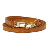 ルイ ヴィトン ショルダーストラップ ブラウン レザー レディース LOUIS VUITTON 【中古】