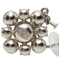 シャネル ココマーク ビジュー ピアス A12V シルバー メタル レディース CHANEL 【中古】