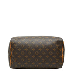 ルイ ヴィトン モノグラム スピーディ30 ハンドバッグ ミニボストンバッグ M41526 ブラウン PVC レザー レディース LOUIS VUITTON 【中古】