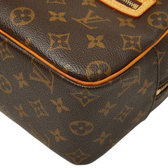 ルイ ヴィトン モノグラム シテMM ショルダーバッグ M51182 ブラウン PVC レザー レディース LOUIS VUITTON 【中古】