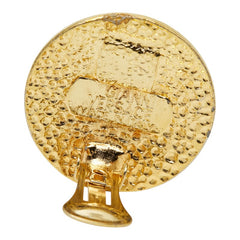ヴェルサーチェ メデューサ ラウンド イヤリング ゴールド メッキ レディース VERSACE 【中古】