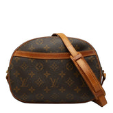 ルイ ヴィトン モノグラム ブロワ 斜め掛け ショルダーバッグ M51221 ブラウン PVC レザー レディース LOUIS VUITTON 【中古】