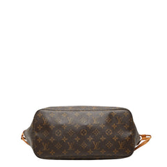 ルイ ヴィトン モノグラム ネヴァーフルMM ショルダーバッグ トートバッグ M40156 ブラウン PVC レザー レディース LOUIS VUITTON 【中古】