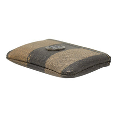 フェンディ ペカン コインケース 小銭入れ ブラック ブラウン レザー レディース FENDI 【中古】