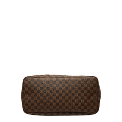 ルイ ヴィトン ダミエ ネヴァーフルGM トートバッグ ショルダーバッグ N51106 ブラウン PVC レザー レディース LOUIS VUITTON 【中古】