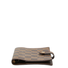 ルイ ヴィトン ダミエ アジェンダPM 手帳カバー R20700 ブラウン PVC レザー レディース LOUIS VUITTON 【中古】