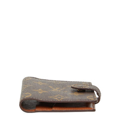 ルイ ヴィトン モノグラム アジェンダミニ 手帳カバー R20007 ブラウン PVC レザー レディース LOUIS VUITTON 【中古】