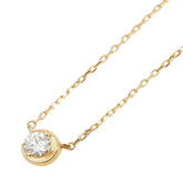 スタージュエリー K18YG イエローゴールド ダイヤ0.06ct プチネックレス ペンダント ネックレス レディース STAR JEWELRY 【中古】