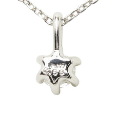 ヴァンドーム青山 Pt900 プラチナ Pt850 プラチナ ダイヤ0.159ct プチネックレス ネックレス レディース Vendome Aoyama 【中古】