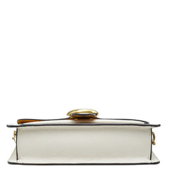 コーチ タビー ワンショルダー ショルダーバッグ ハンドバッグ 73995 ホワイト ポリッシュドペブルレザー レディース COACH 【中古】
