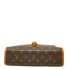 ルイ ヴィトン モノグラム ベルエア ハンドバッグ ショルダーバッグ 2WAY M51122 ブラウン PVC レザー レディース LOUIS VUITTON 【中古】