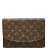 ルイ ヴィトン モノグラム ポシェット ラバ23 セカンドバッグ クラッチバッグ M51940 ブラウン PVC レザー メンズ LOUIS VUITTON 【中古】