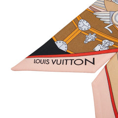 ルイ ヴィトン バンドー BB LV ワンダーランド ツイリー スカーフ マルチカラー シルク レディース LOUIS VUITTON 【中古】