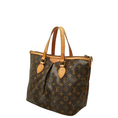 ルイ ヴィトン モノグラム パレルモPM ハンドバッグ M40145 ブラウン PVC レザー レディース LOUIS VUITTON 【中古】