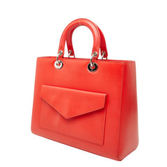 ディオール ハンドバッグ ショルダーバッグ 2WAY レッド レザー レディース Dior 【中古】