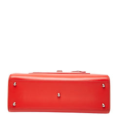 ディオール ハンドバッグ ショルダーバッグ 2WAY レッド レザー レディース Dior 【中古】
