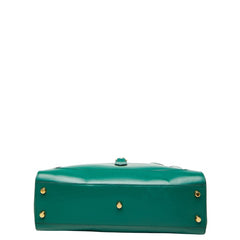 グッチ ジャッキー1961 ハンドバッグ 649016 グリーン レザー レディース GUCCI 【中古】