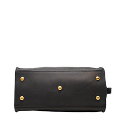 サンローラン Yライン プチカバス ハンドバッグ ショルダーバッグ 2WAY 311210 ブラック レザー レディース SAINT LAURENT 【中古】