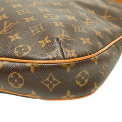 ルイ ヴィトン モノグラム オデオンMM 斜め掛け ショルダーバッグ M56389 ブラウン PVC レザー レディース LOUIS VUITTON 【中古】