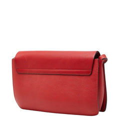 クロエ フェイ 斜め掛け ショルダーバッグ レッド レザー レディース Chloe 【中古】
