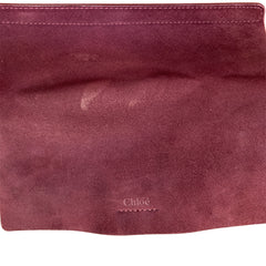 クロエ フェイ 斜め掛け ショルダーバッグ 02-16-99-65 ピンク レザー スウェード レディース Chloe 中古