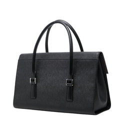 バーバリー ノバチェック ハンドバッグ ブラック レザー レディース BURBERRY 【中古】