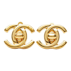 シャネル ココマーク ヴィンテージ イヤリング 96P刻印 ゴールド メッキ レディース CHANEL 【中古】