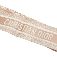 ディオール オブリーク ミッツァ スカーフ ベージュ系 シルク レディース Dior 【中古】