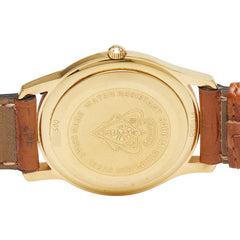 グッチ 腕時計 社外ベルト 5400M クオーツ ホワイト文字盤 ステンレススチール メッキ レザー メンズ GUCCI 【中古】