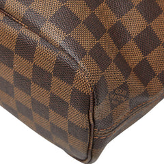 ルイ ヴィトン ダミエ ネヴァーフルPM トートバッグ ハンドバッグ N41359 エベヌ ブラウン PVC レザー レディース LOUIS VUITTON 【中古】