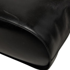 セリーヌ 肩掛け チェーン ショルダーバッグ ブラック ゴールド レザー メッキ レディース CELINE 【中古】