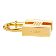 エルメス 2000年限定 新世紀の第一歩 カデナ 南京錠 ゴールド メッキ レディース HERMES 【中古】