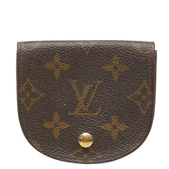 ルイ ヴィトン モノグラム ポルトモネ グゼ コインケース 小銭入れ M61970 ブラウン PVC レザー レディース LOUIS VUITTON 【中古】