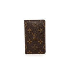 ルイ ヴィトン モノグラム カードケース 名刺入れ ブラウン PVC レザー レディース LOUIS VUITTON 【中古】