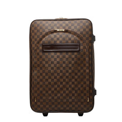 ルイ ヴィトン ダミエ ぺガス55 キャリーバッグ スーツケース N23294 ブラウン PVC レザー レディース LOUIS VUITTON 【中古】