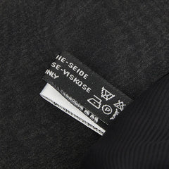 ディオール ロゴ スカーフ ブラック シルク レディース Dior 【中古】